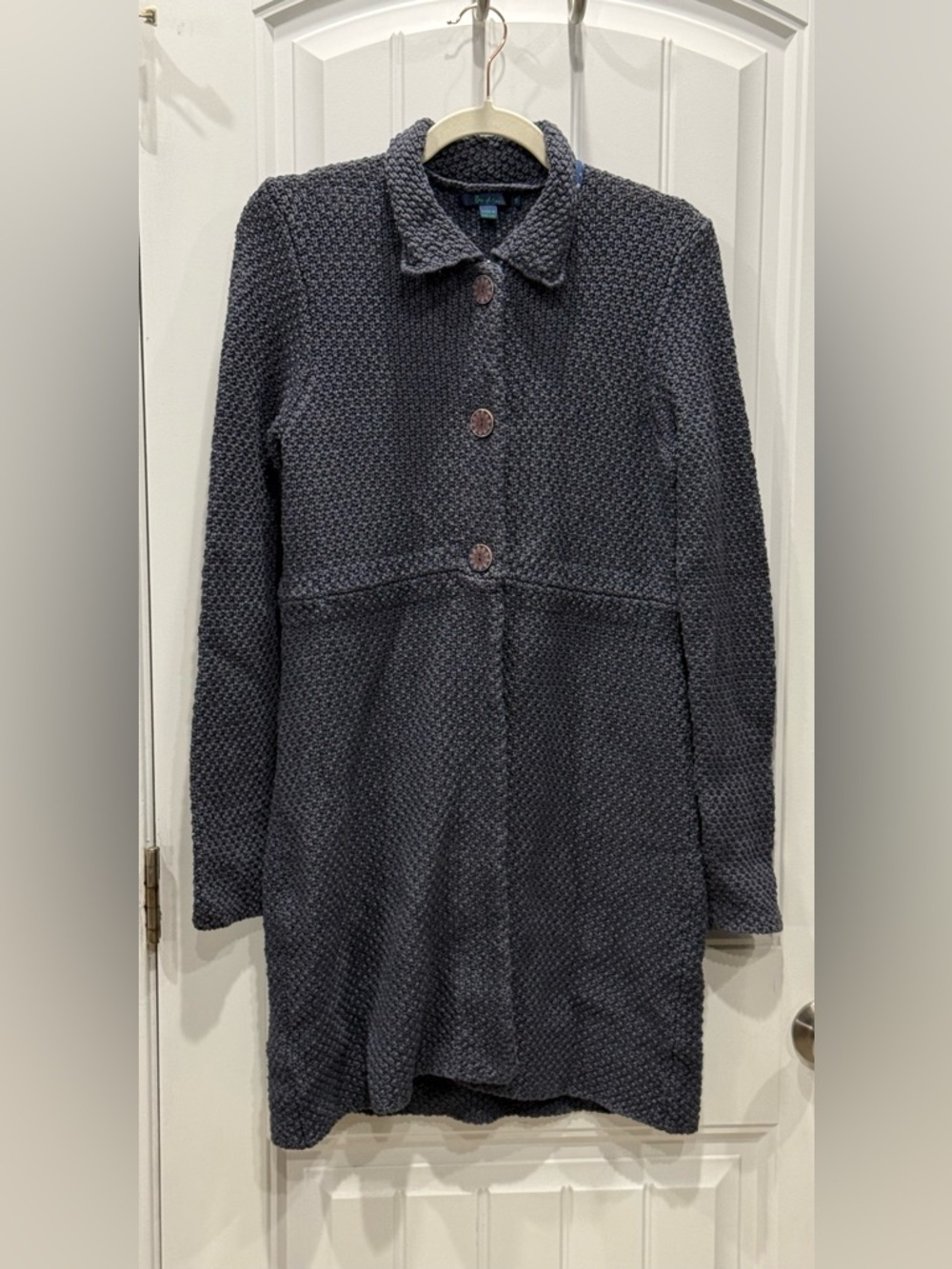 Boden Women’s Size Medium Blue Button Front Cardigan Sweater EUC